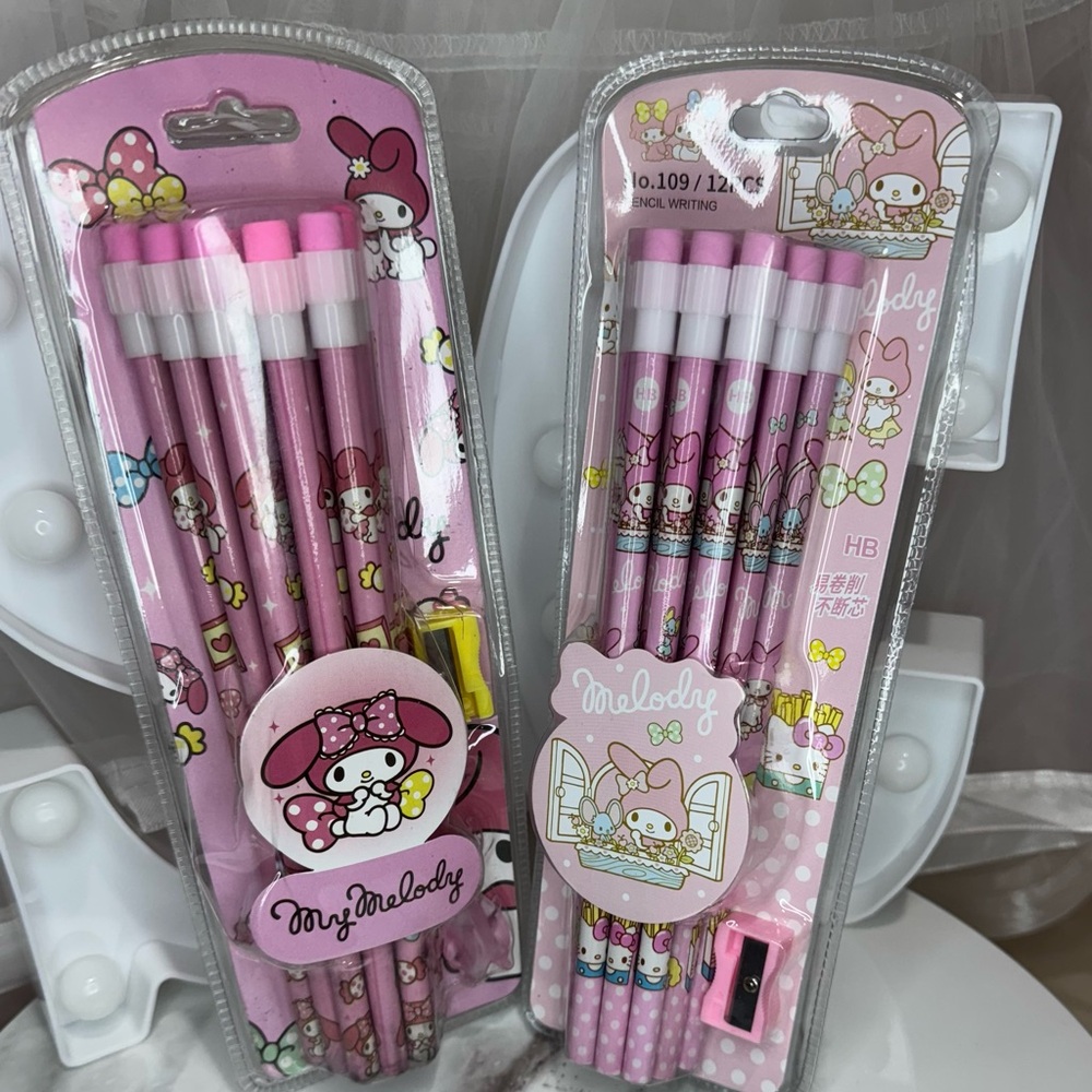 My Melody Pink Pencil Sets